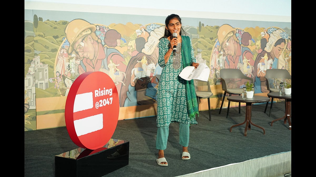 Nita Bhil, program participant, Balika Panch for Lohariya village, Setu Abhiyan