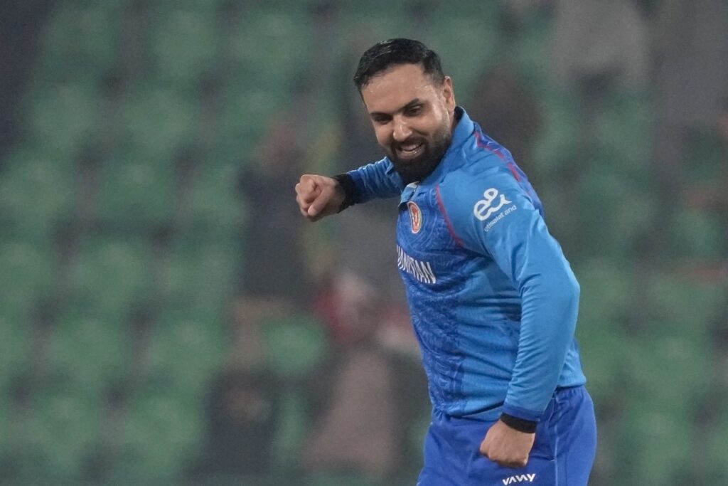 ICC Champions Trophy cricket match between Afghanistan and England