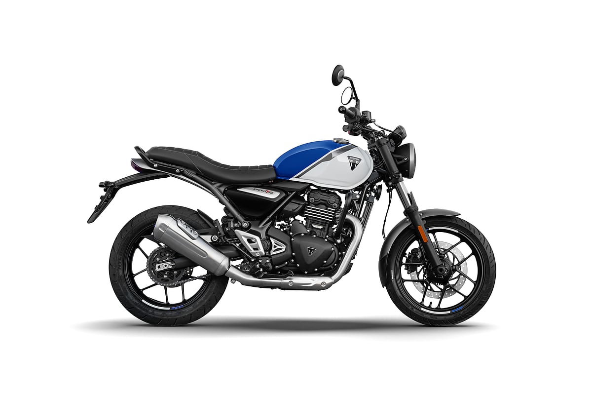 Triumph Speed T4 - Caspian Blue/Pearl Metallic White