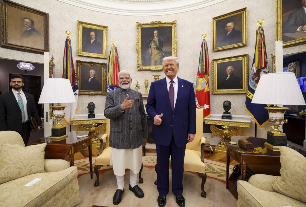 PM Modi meets Donald Trump