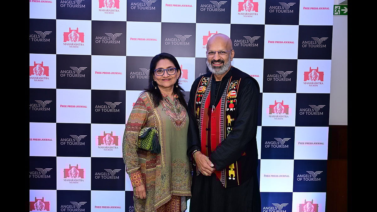 Dr Fiona Dias Miranda, reproductive health educator with husband Luis Miranda, co-founder, Indian School of Public Policy