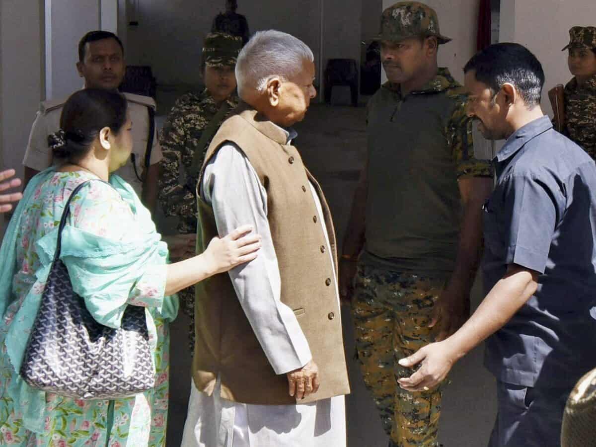 Lalu Yadav appears for ED