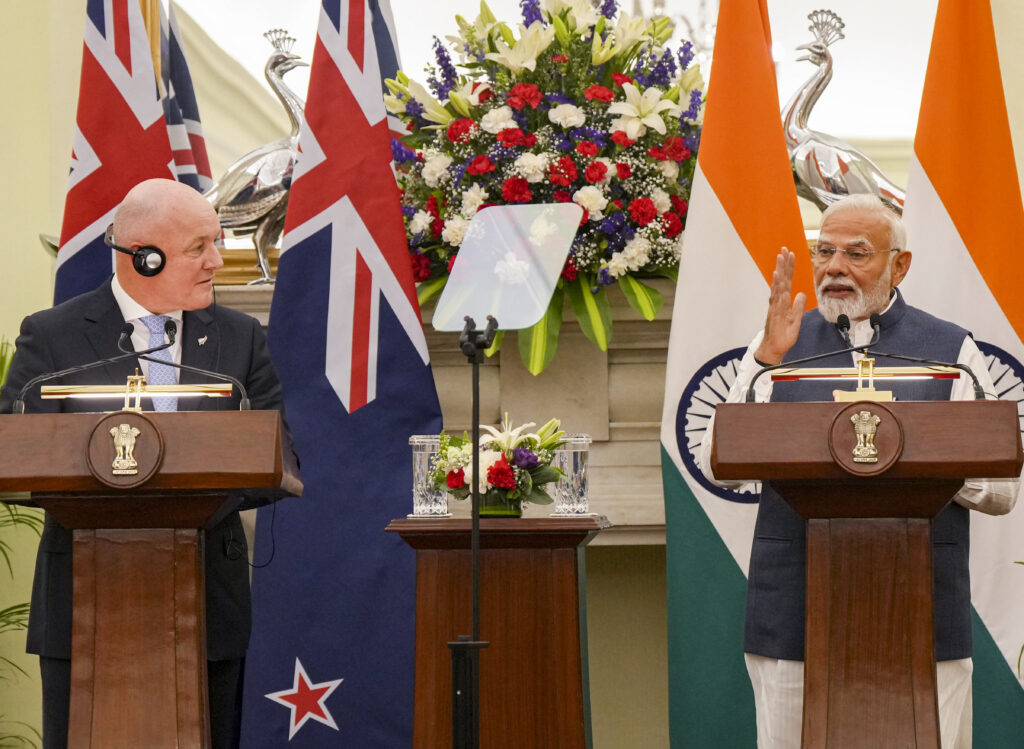 PM Modi meets Christopher Luxon