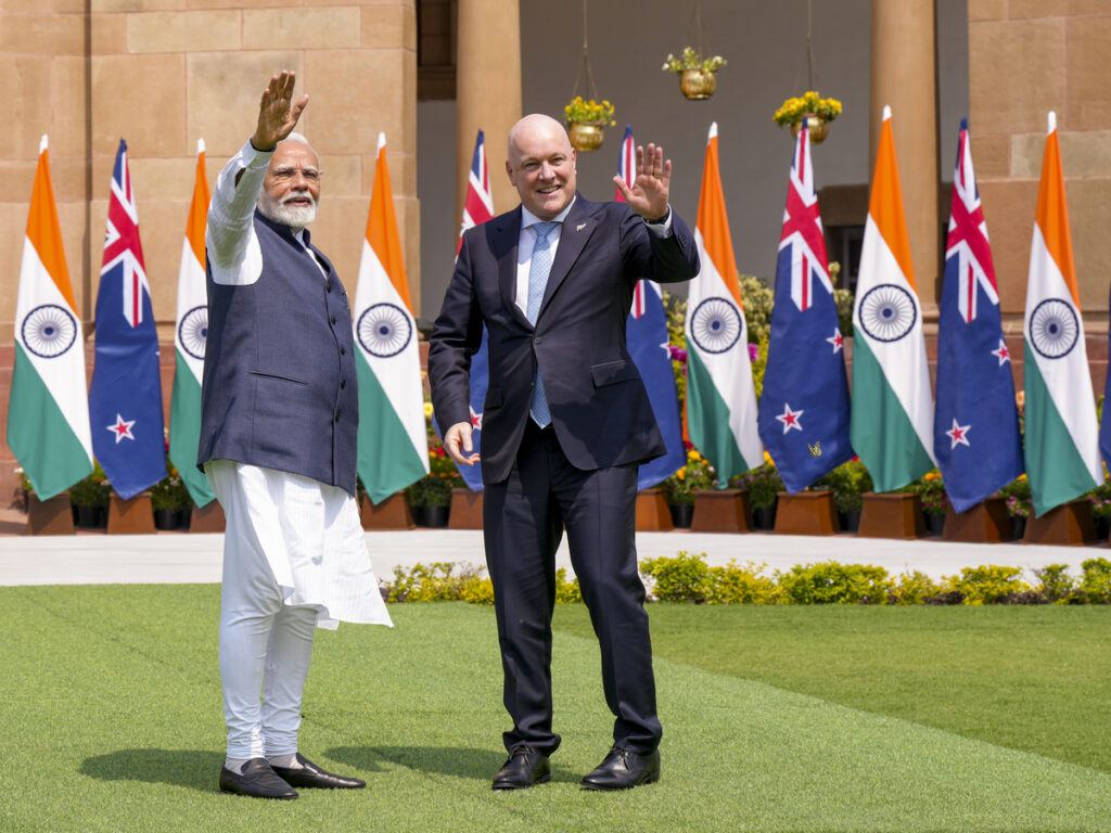 PM Modi meets Christopher Luxon