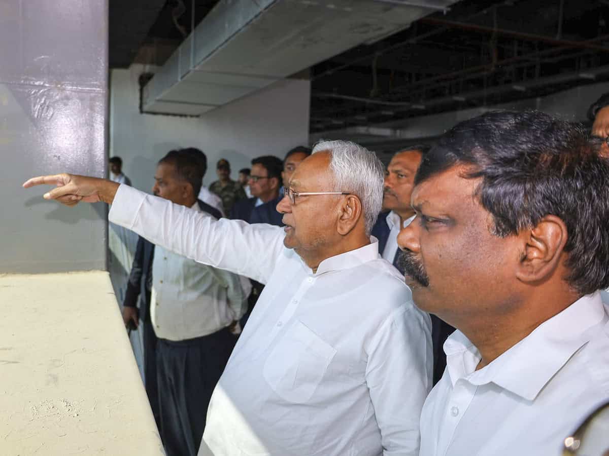 Nitish at inspection