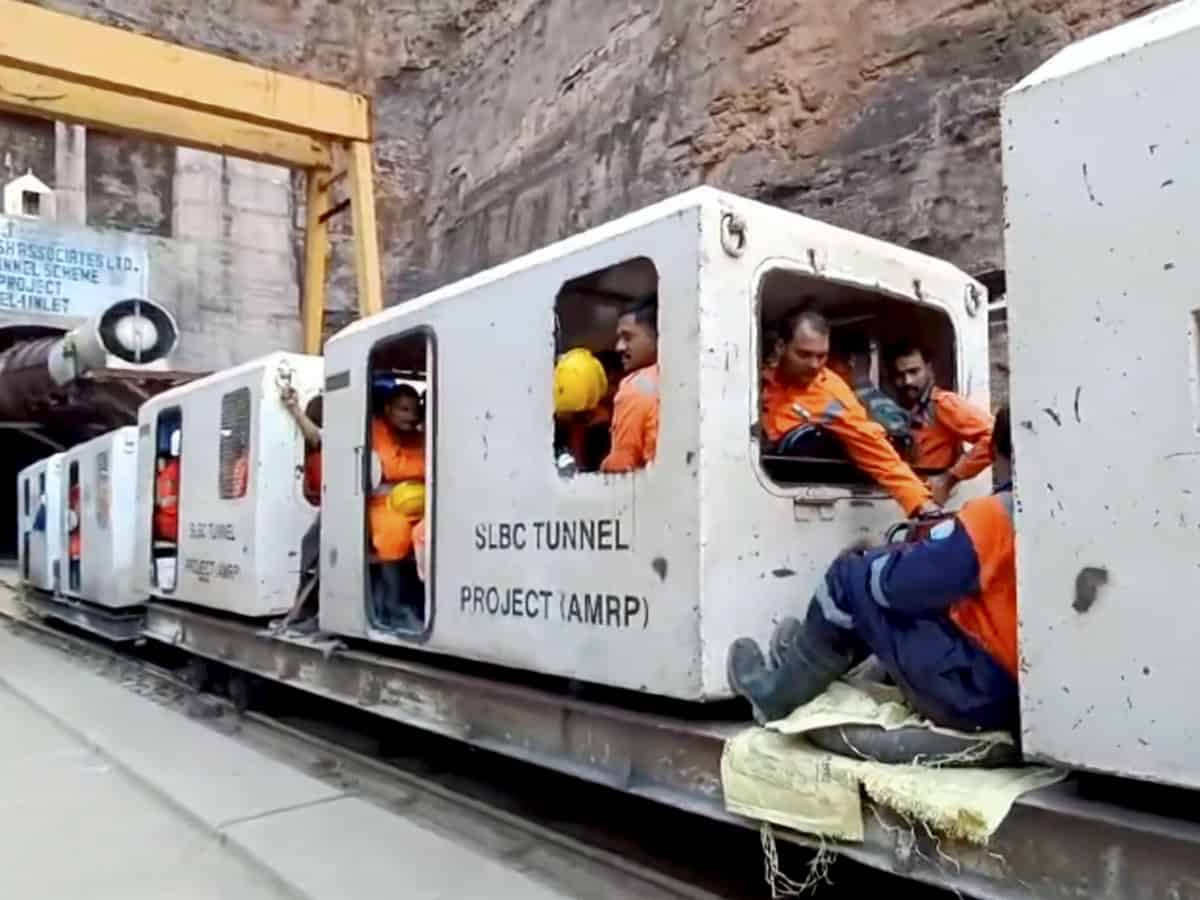 Rescue ops underway at collpased SLBC tunnel