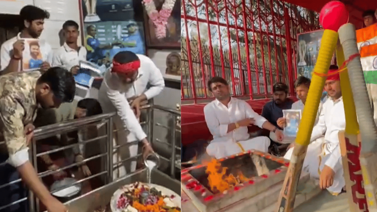 Special Pooja To Hawan: Fans In Varanasi Pray For Team India's Victory Against Australia In Champions Trophy 2025 Semi-Final; Videos