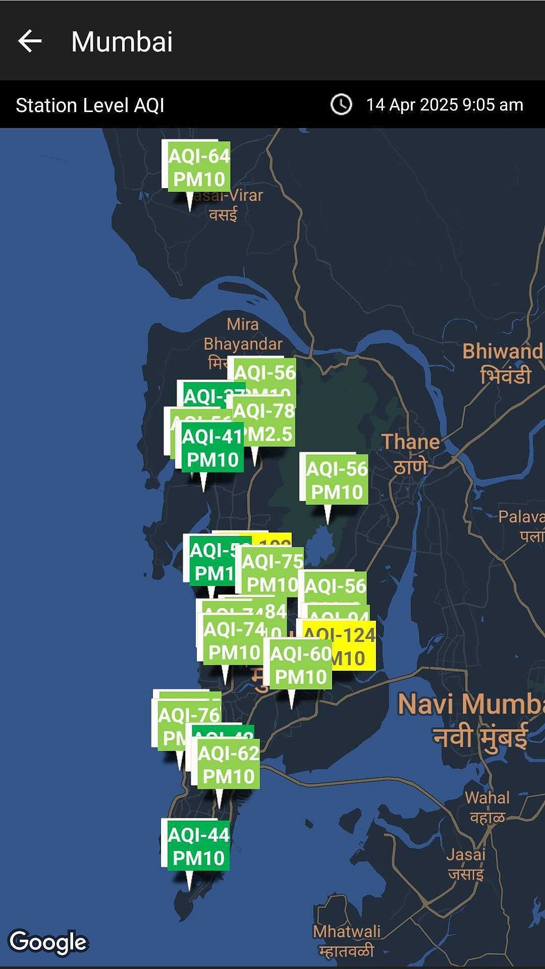 Mumbai AQI today