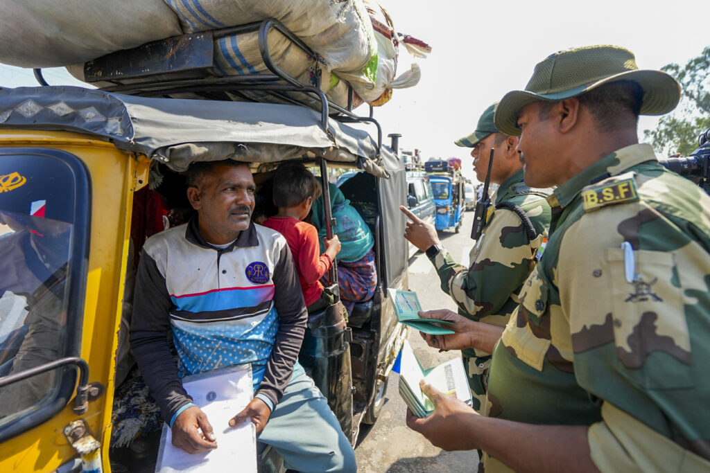 Pak nationals at Attari-Wagah border