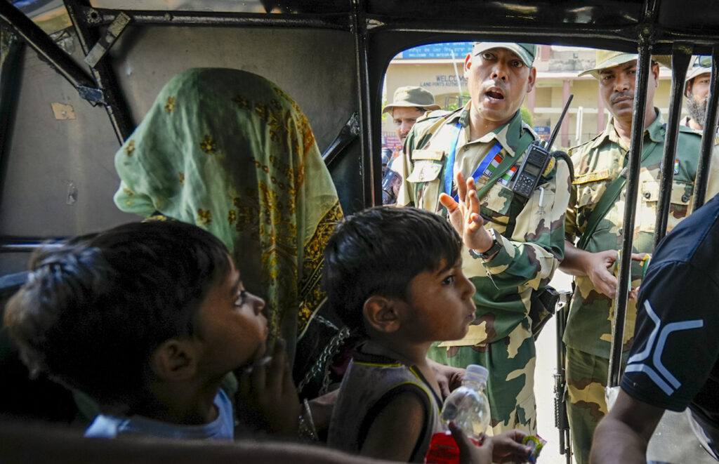 Pak nationals at Attari-Wagah border