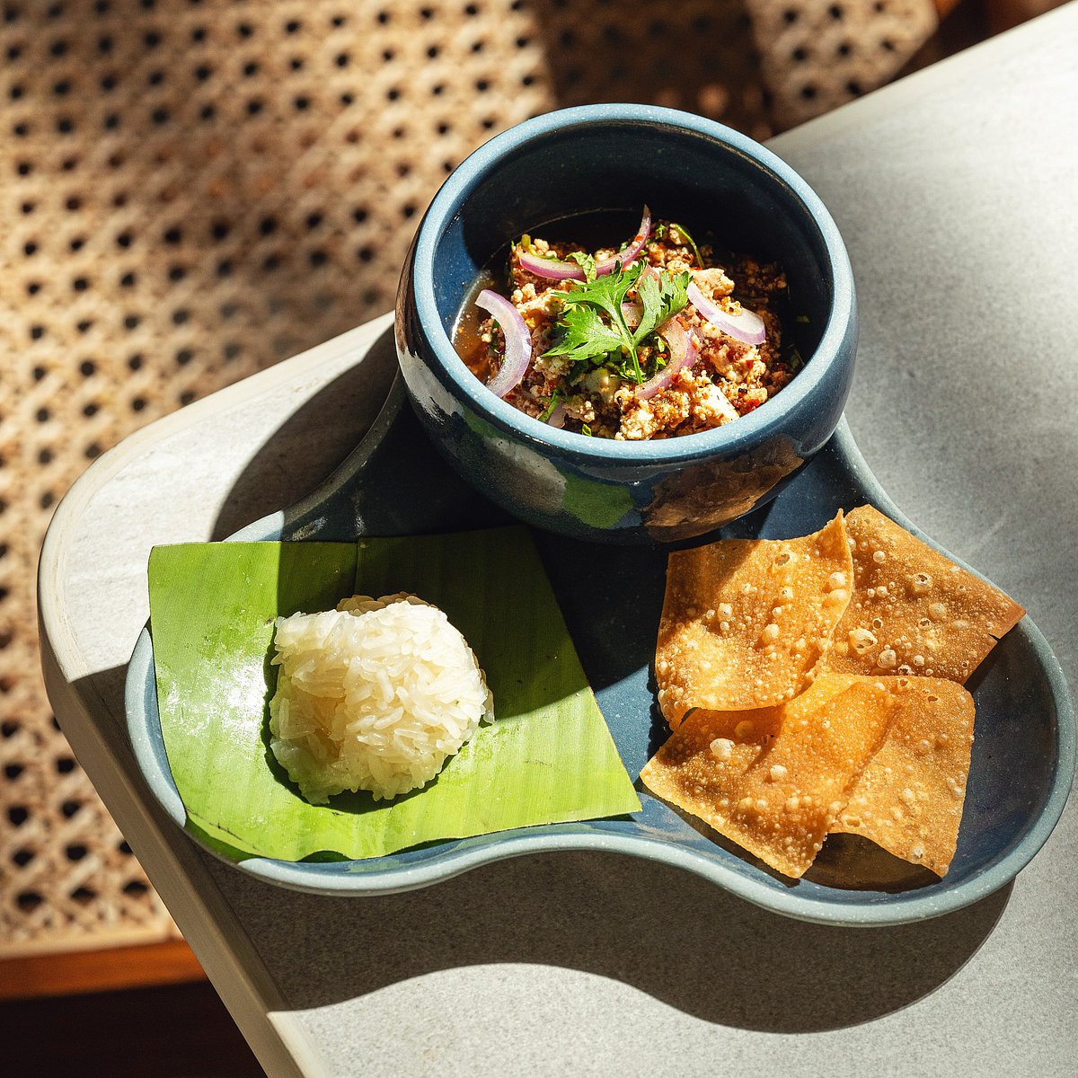 Larb Tofu Two Ways