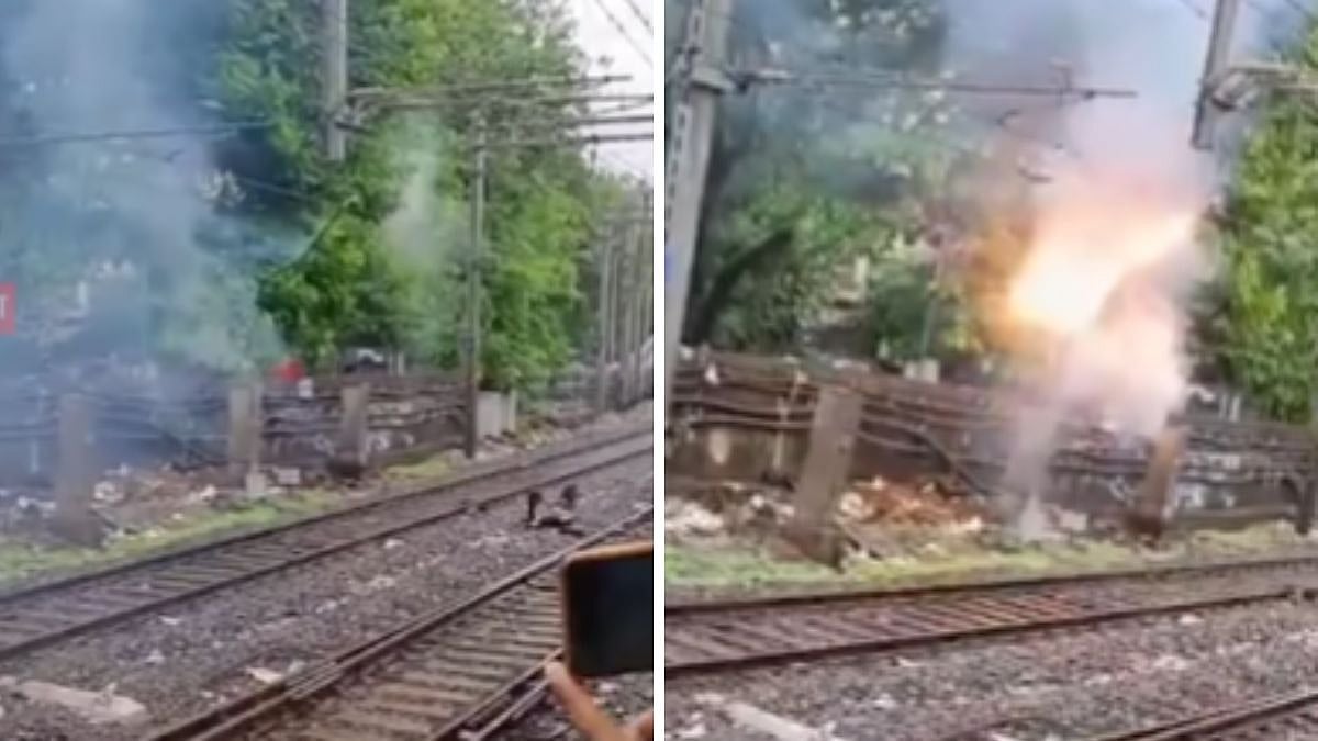 Fire Breaks Out After Tree Falls on Overhead Wire Between Churchgate & Marine Lines

