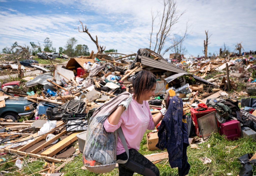 Tornado damage in eastern Kentucky