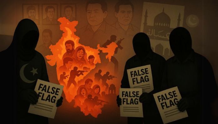 Pakistan propaganda dossier spreads false flag claims about Pahalgam while echoing Hamas-style disinformation to whitewash terrorism.