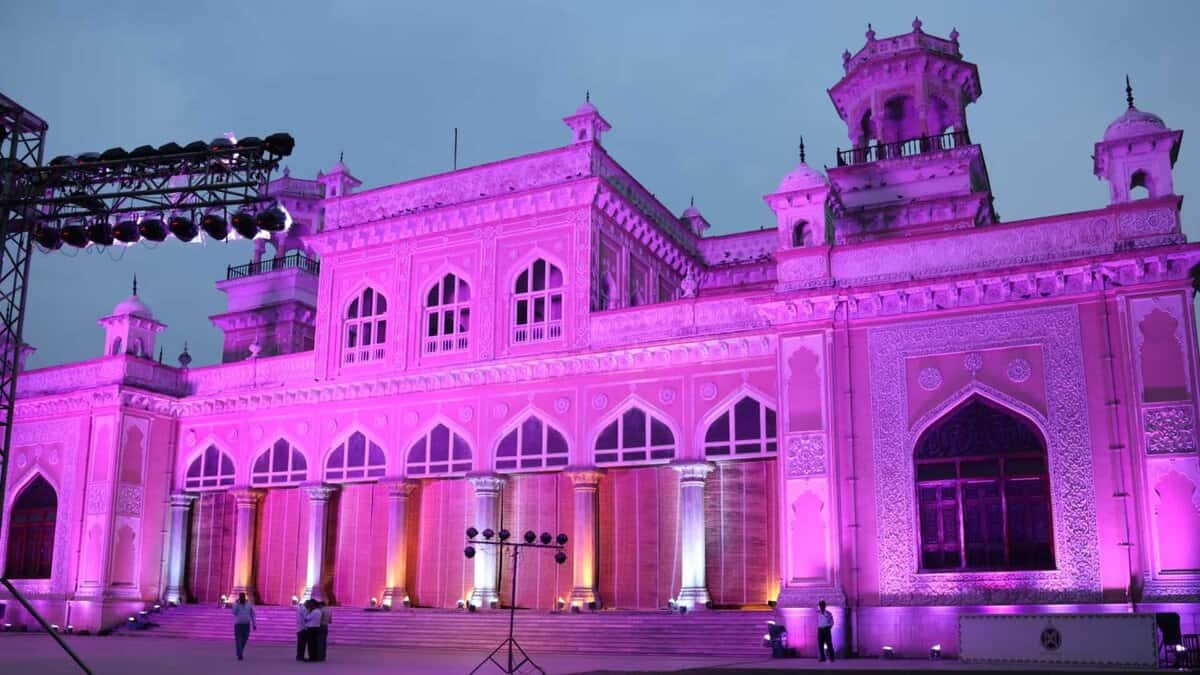 Chowmahalla Palace decorated ahead of visit of Miss World 2025 contestants to Old City of Hyderabad