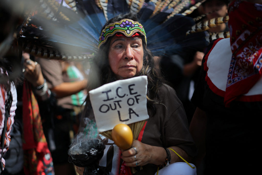 "No Kings" protest in Los Angeles