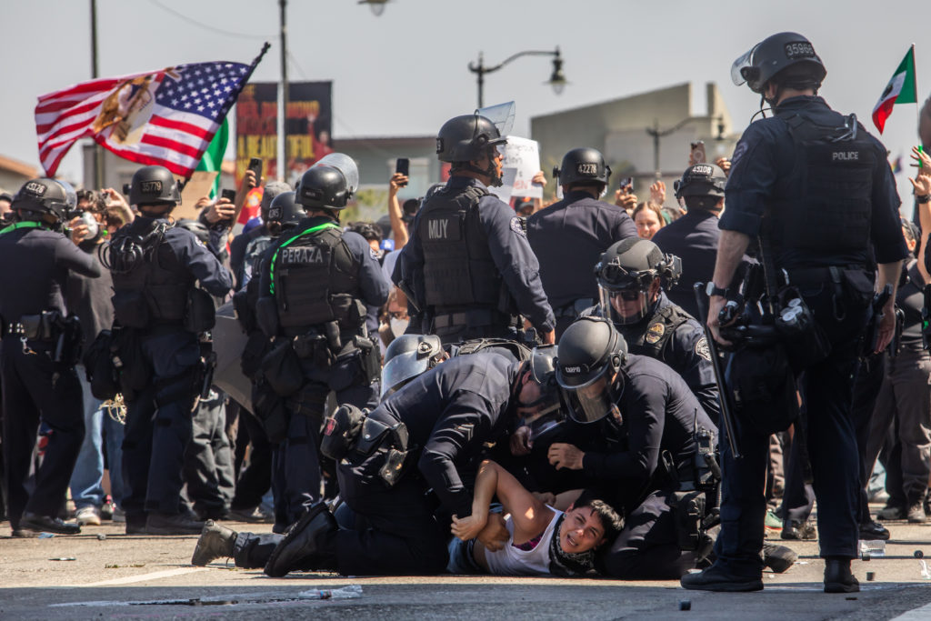 Protests Erupt In L.A. County, Sparked By Federal Immigration Raids