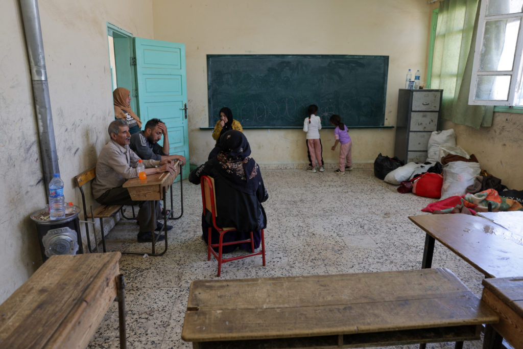 Group of Bedouin families in Nahtah