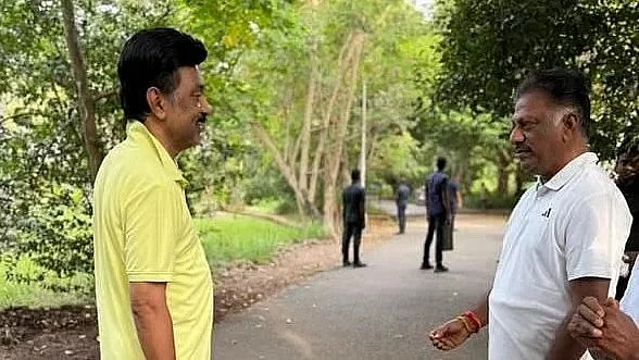Ex-Tamil Nadu CM OPS Cuts Ties With BJP-Led NDA After Morning Walk With Stalin 