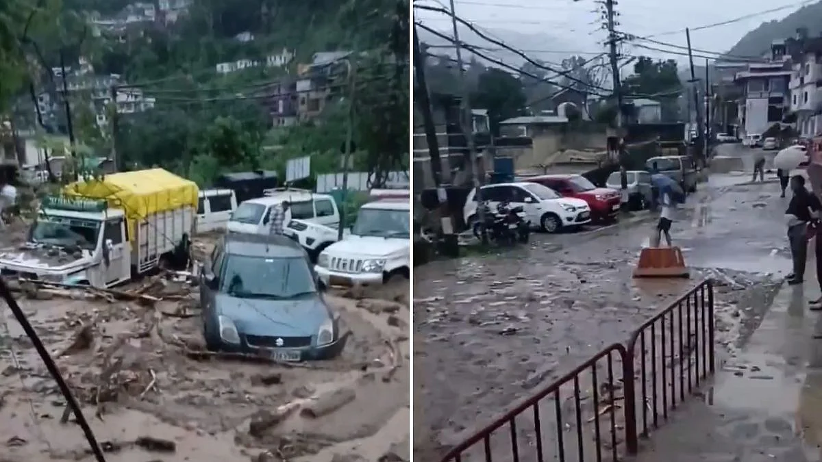 Himachal Pradesh: 2 Dead, 2 Missing After Heavy Rain Triggers Flood-Like Situation In Mandi District (Videos)