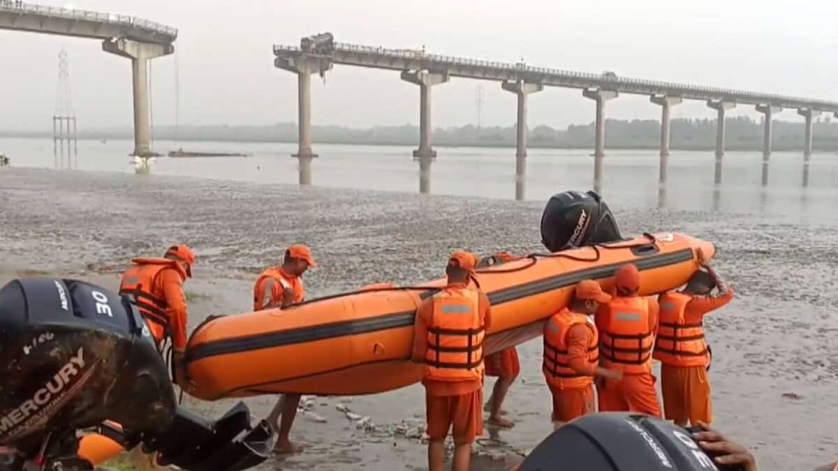 Vadodara bridge collapse: Rescue ops continue