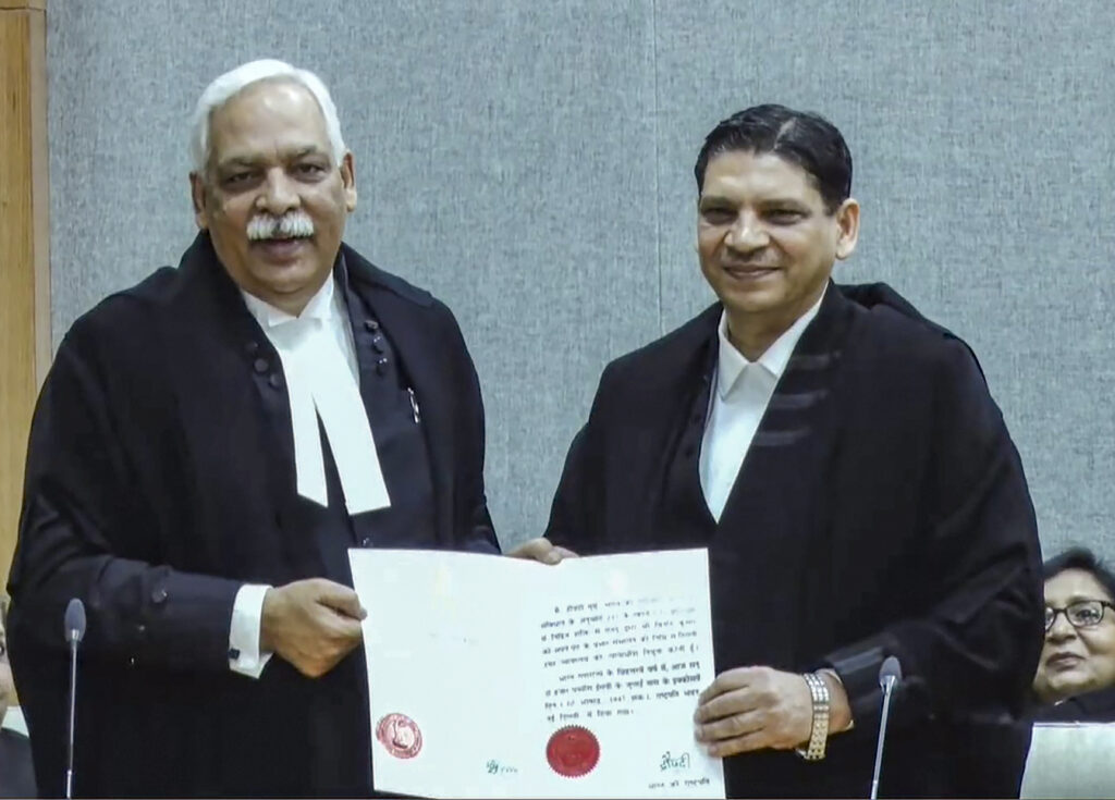 Swearing-in ceremony new Delhi HC judges