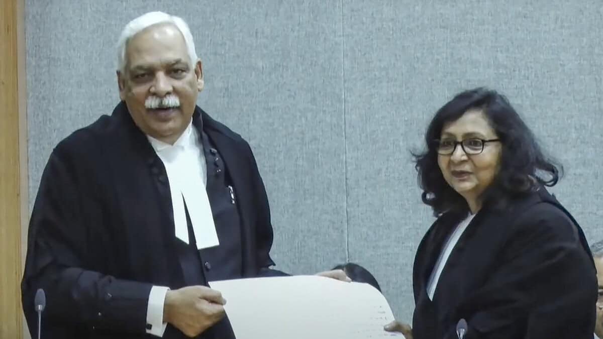 Swearing-in ceremony new Delhi HC judges