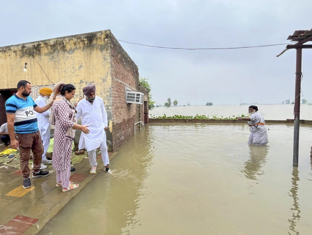 Weather: Rescue op at a flood-affected area in Punjab