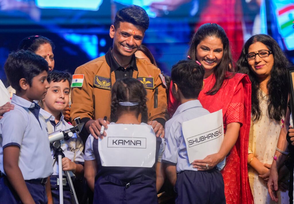 Shubhanshu Shukla welcomed in Lucknow