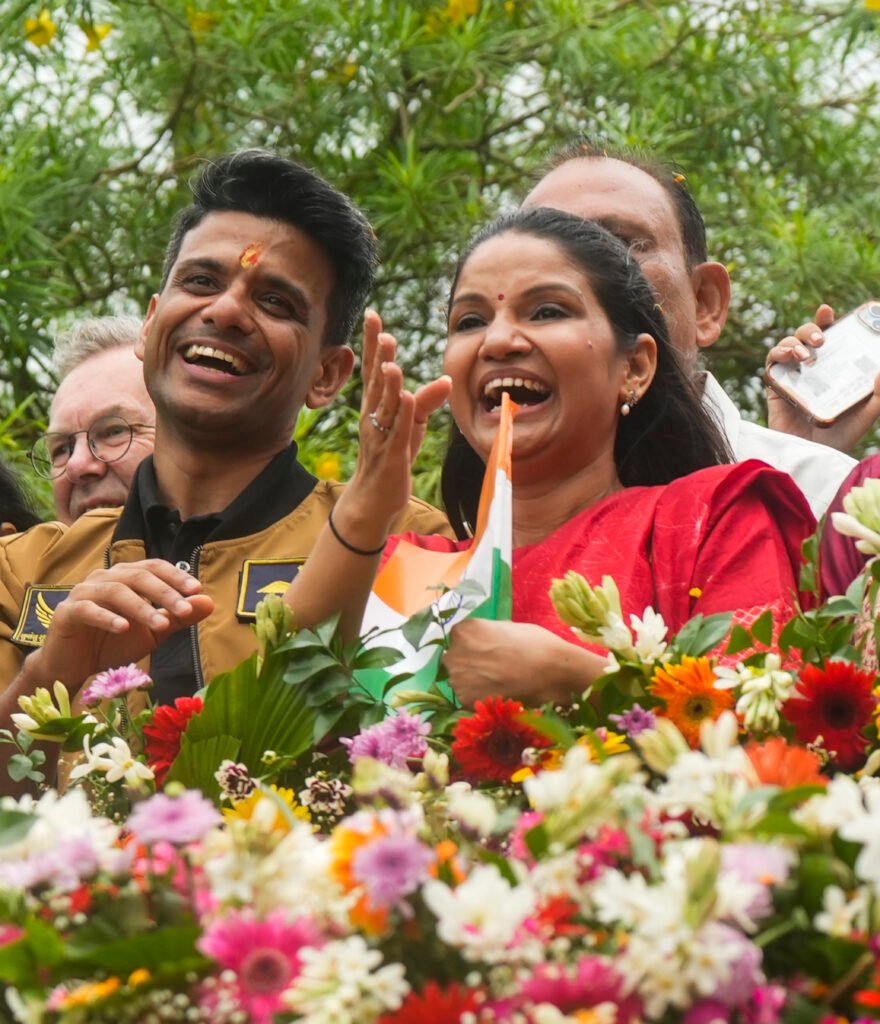Shubhanshu Shukla welcomed in Lucknow