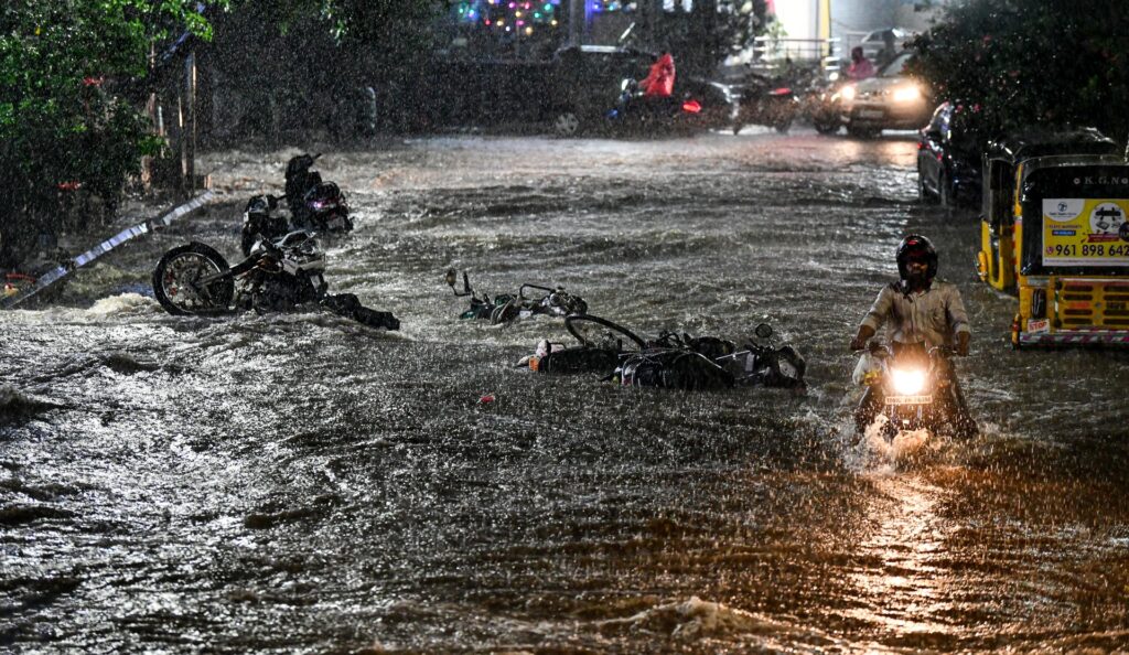 Rains in Hyderabad