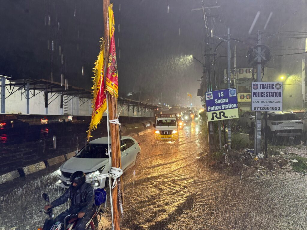 Rains in Hyderabad