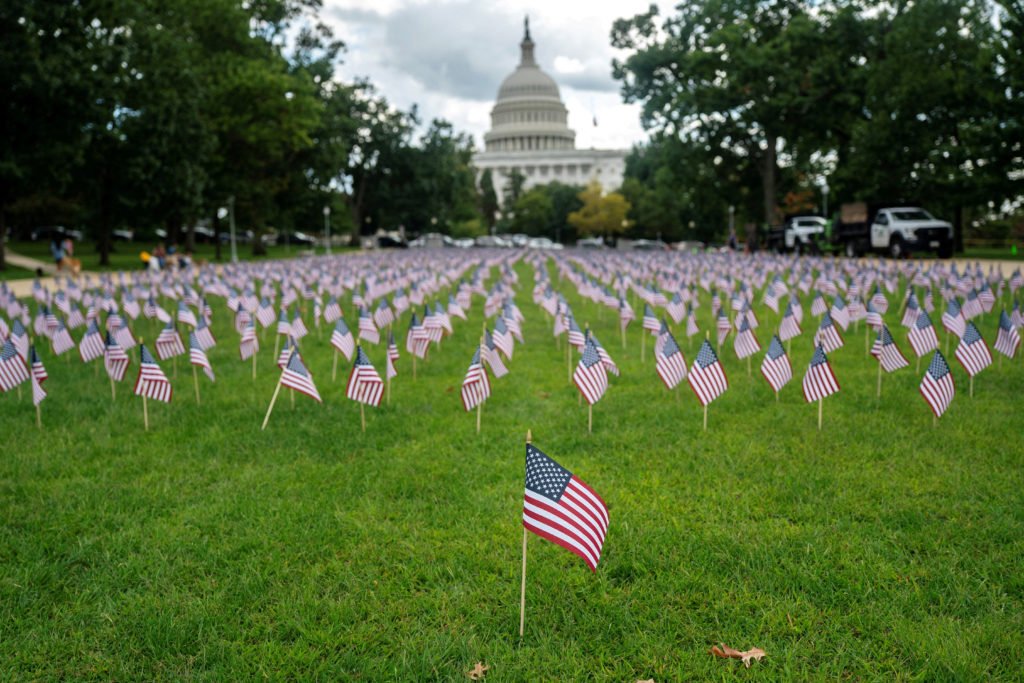 Flags in Washington lowered after Charlie Kirk is fatally shot at Utah Valley University