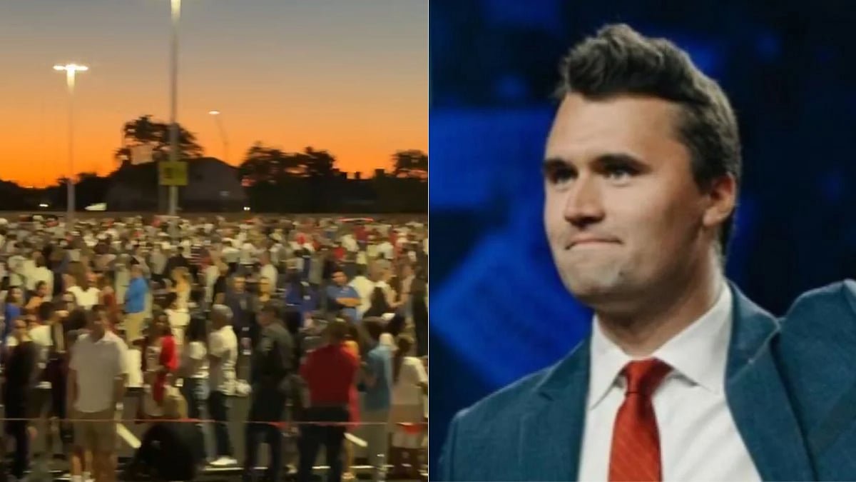 Charlie Kirk Mourning: Crowd Gathers Hours Before Event Begins As Thousands Attend At Arizona Stadium - VIDEO 