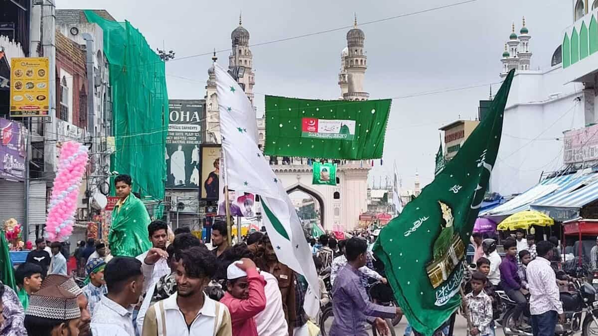 Milad un Nabi processions in Hyderabad
