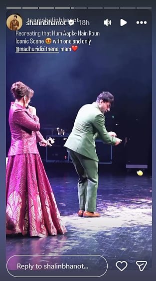 Shalin Bhanot With Madhuri Dixit