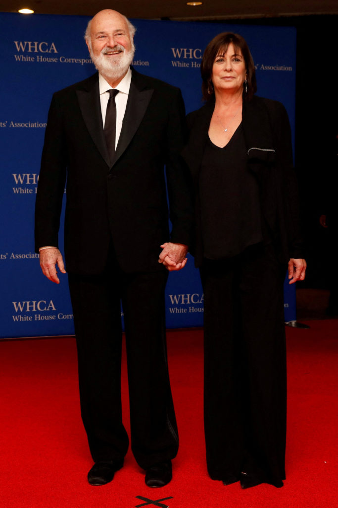 FILE PHOTO: Actor Reiner and his wife arrive on the red carpet at the White House Correspondents' Association dinner in Wa...