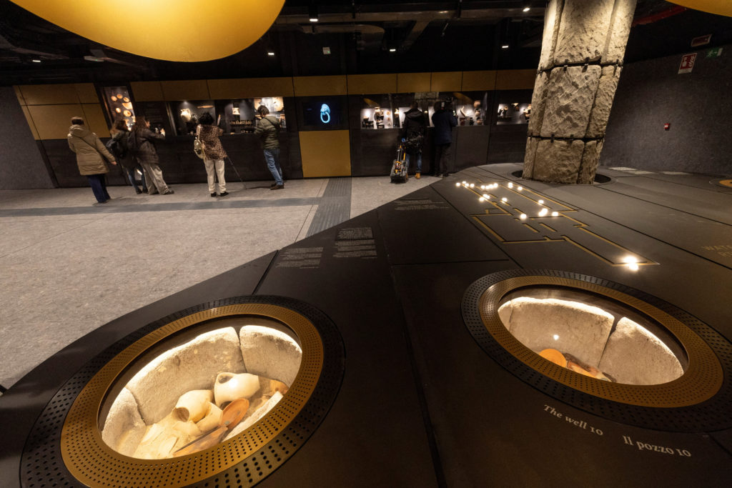 Rome opens long-delayed new Colosseum metro station complete with archaeological displays