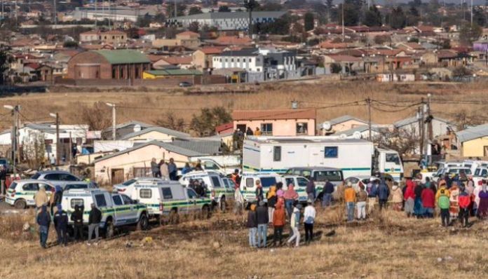 South Africa township shooting