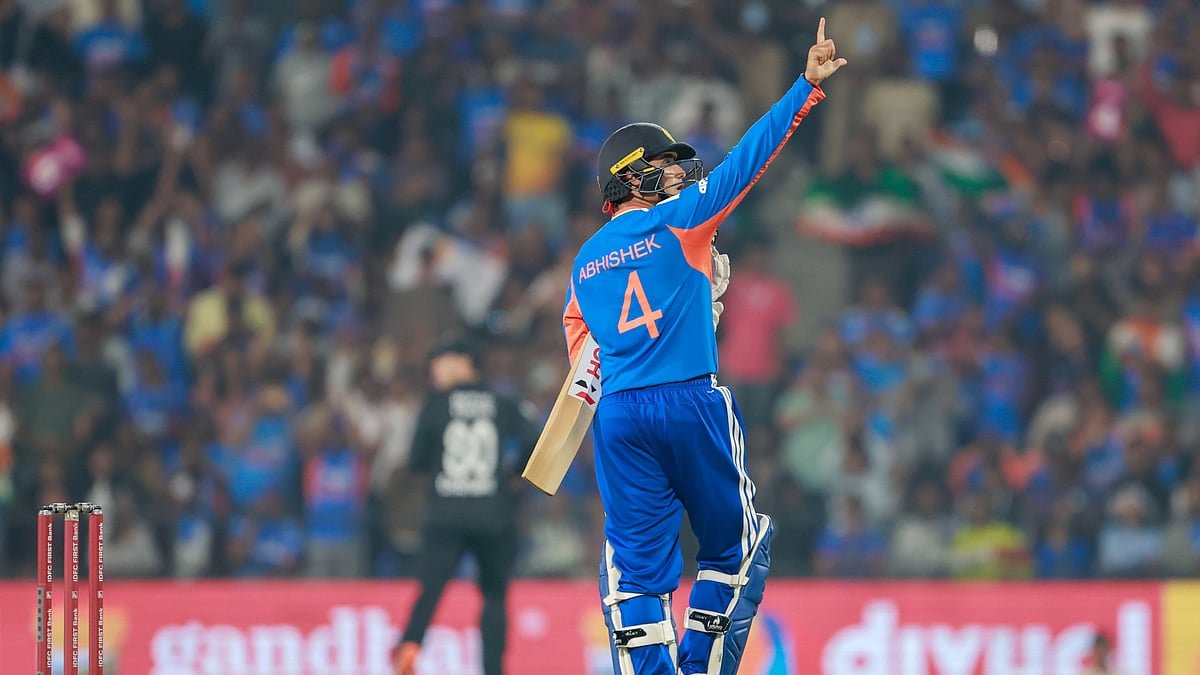IND VS SA T20 WC26: Abhishek Sharma Breaks Jinx, Scores First Runs After 3 Ducks With A Boundary In Ahmedabad | VIDEO 