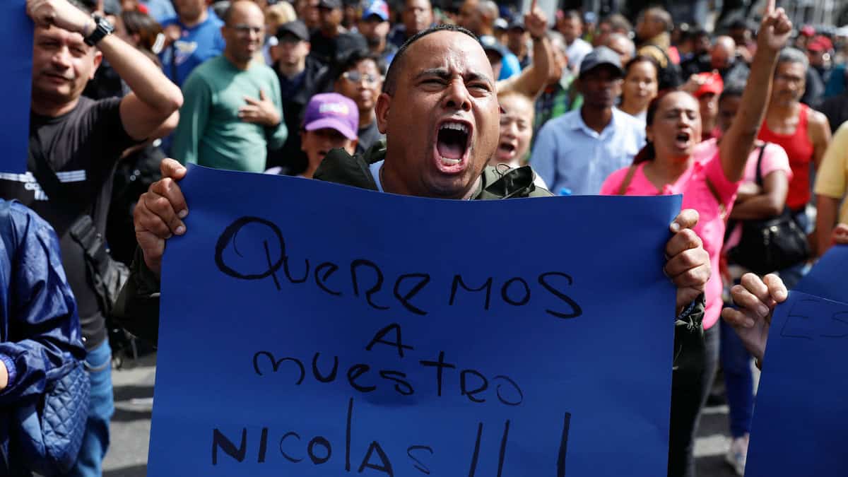 Protest after Venezuelan Prez Maduro captured by US