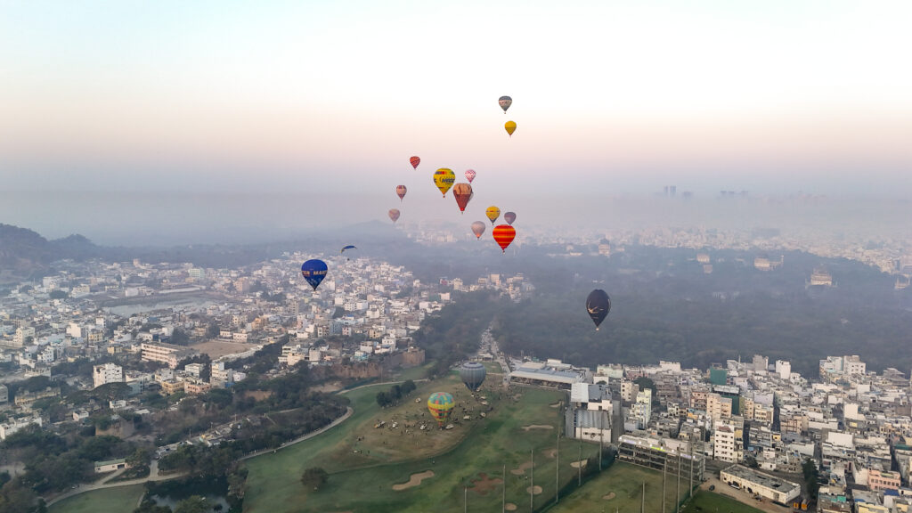 Hot Air Balloon Festival in Hyderabad