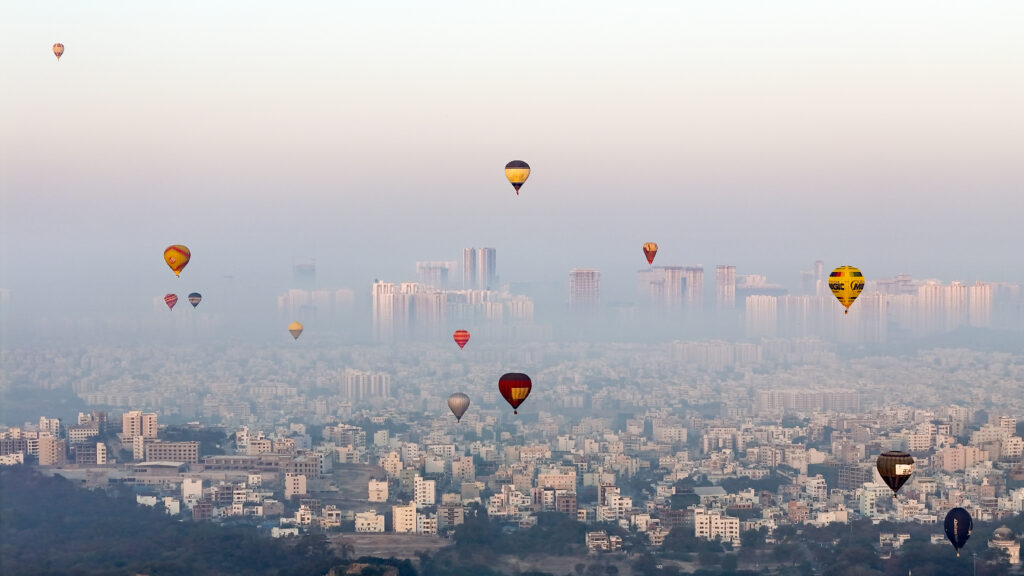 Hot Air Balloon Festival in Hyderabad