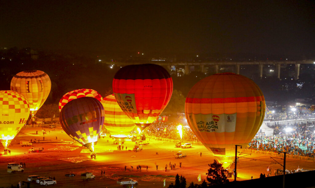 Hot Air Balloon Festival in Hyderabad