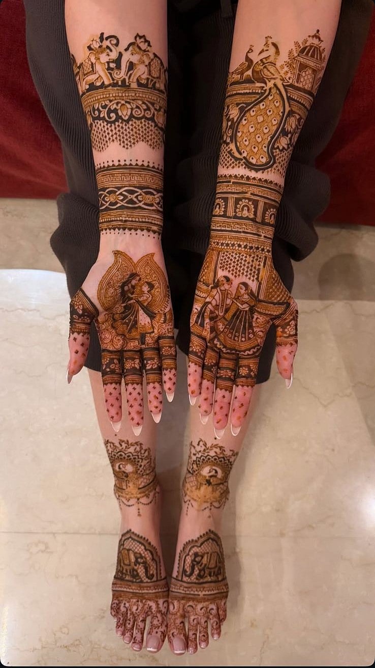 Shikhar Dhawan & Sophie Shine Mehendi Ceremony