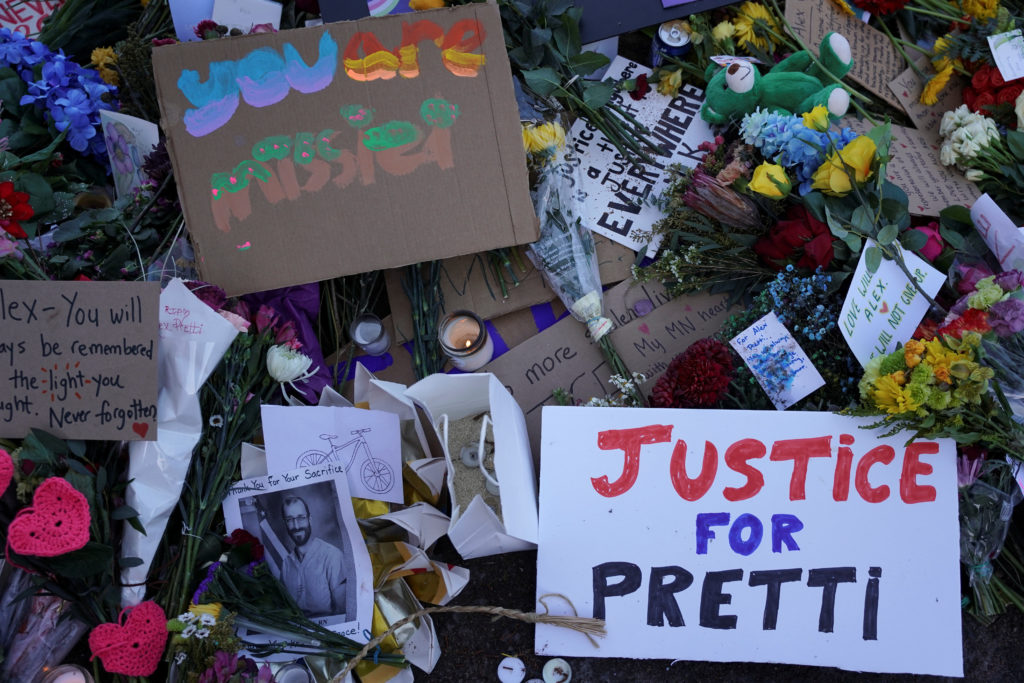 Protest against ICE, in Minneapolis