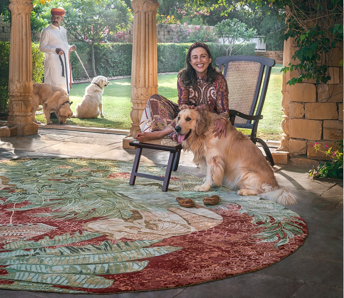 Jaipur Rugs X interior designer Vinita Chaitanya collection titled Inde Rose 