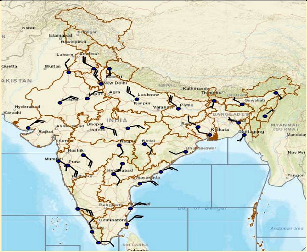 Weather system affecting  Madhya Pradesh at present 