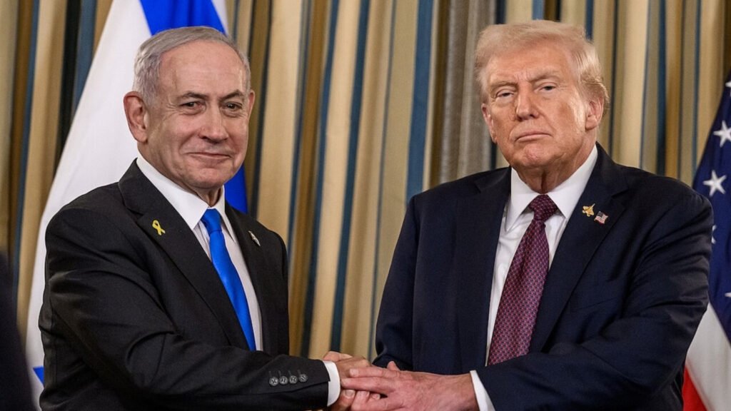Israeli Prime Minister Benjamin Netanyahu (left) and US President Donald Trump (right) (Official White House photo)
