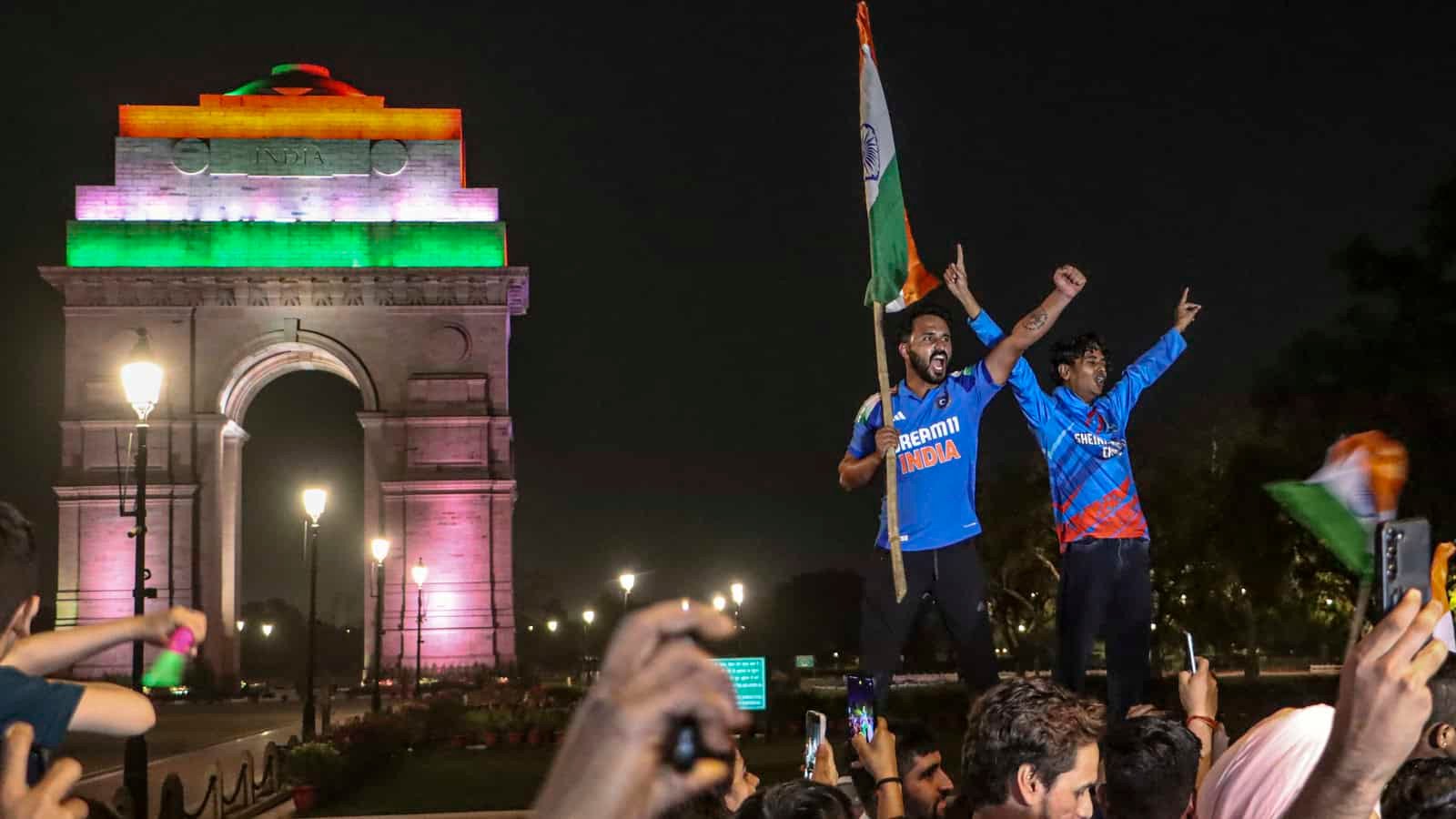 IND wins ICC Men's T20 WC: Celebrations in Delhi